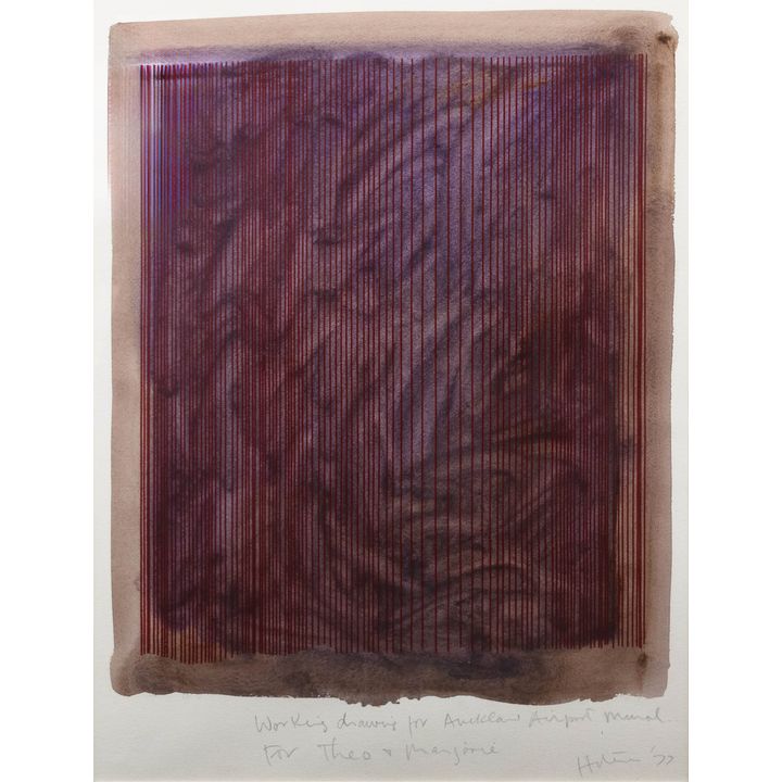 Ralph Hotere 'Working drawing for Auckland Airport Mural'