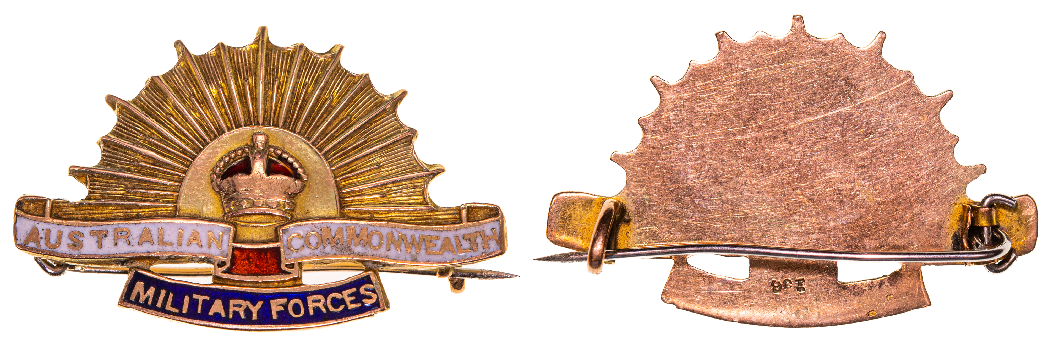 Rising Sun Badge, 1916 - 1918,