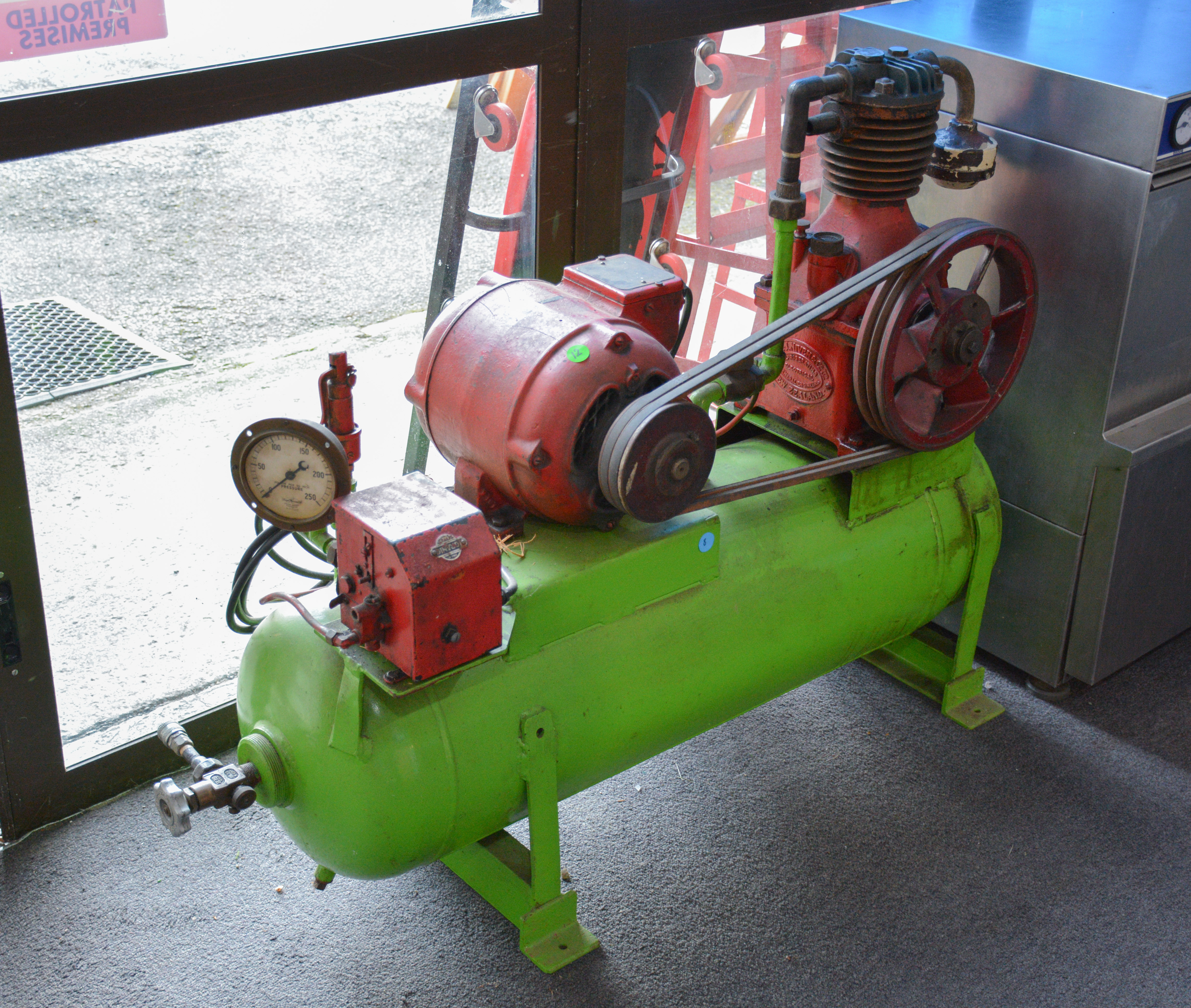 Large Industrial Compressor 1.5HP 3 Phase — NZ auction result