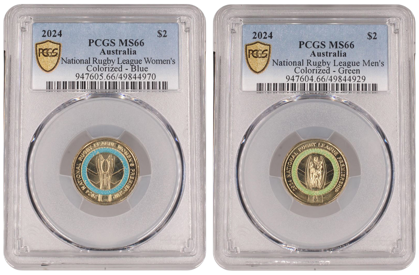 NRL Duo, Two Dollar, 2024, PCGS MS66