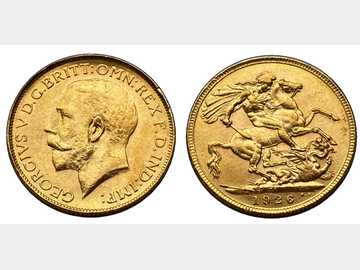 1926 GEORGE V SOUTH AFRICA GOLD SOVEREIGN