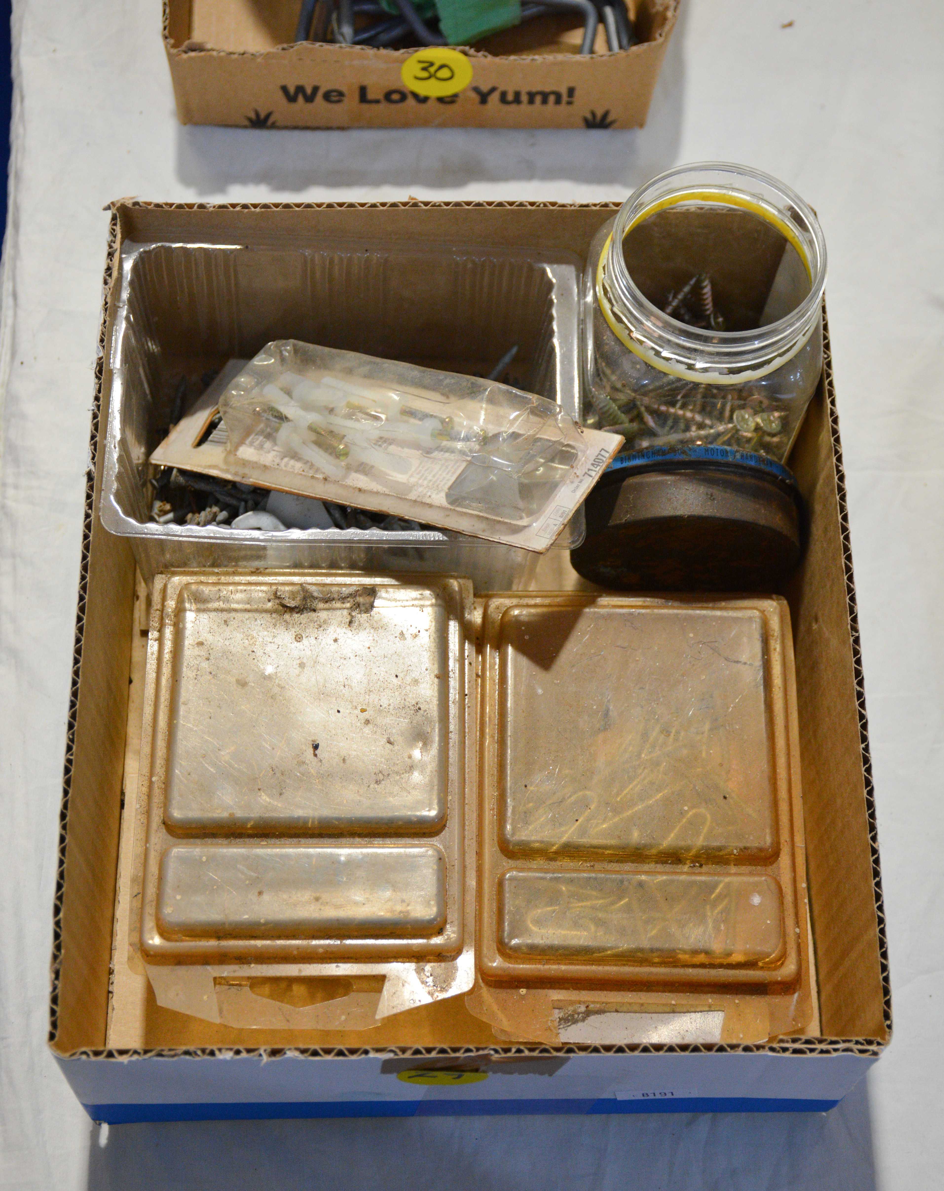 Containers of Screws, Nails etc — NZ auction result