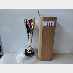 MITZUMA GLAMSTAR SPIRAL GOLD CUP TROPHY - 47 CM -