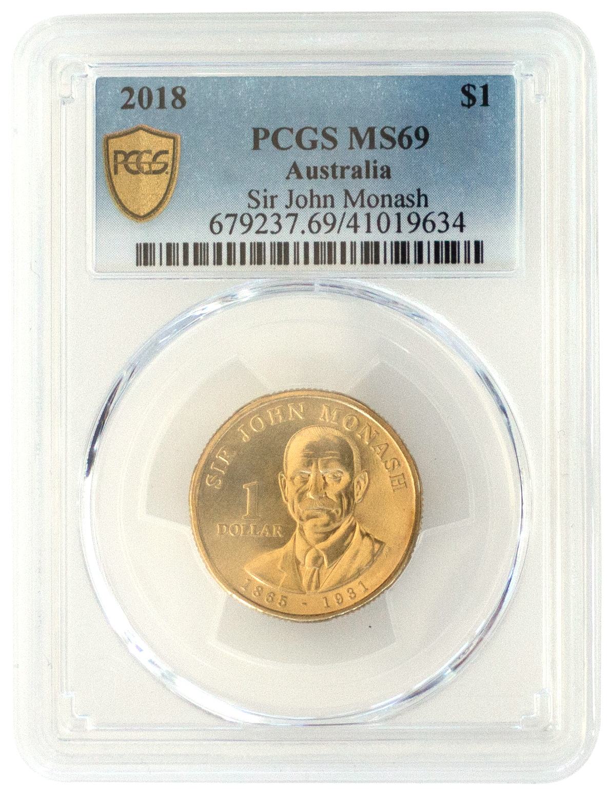 Elizabeth II, One Dollar, 2018, MS69