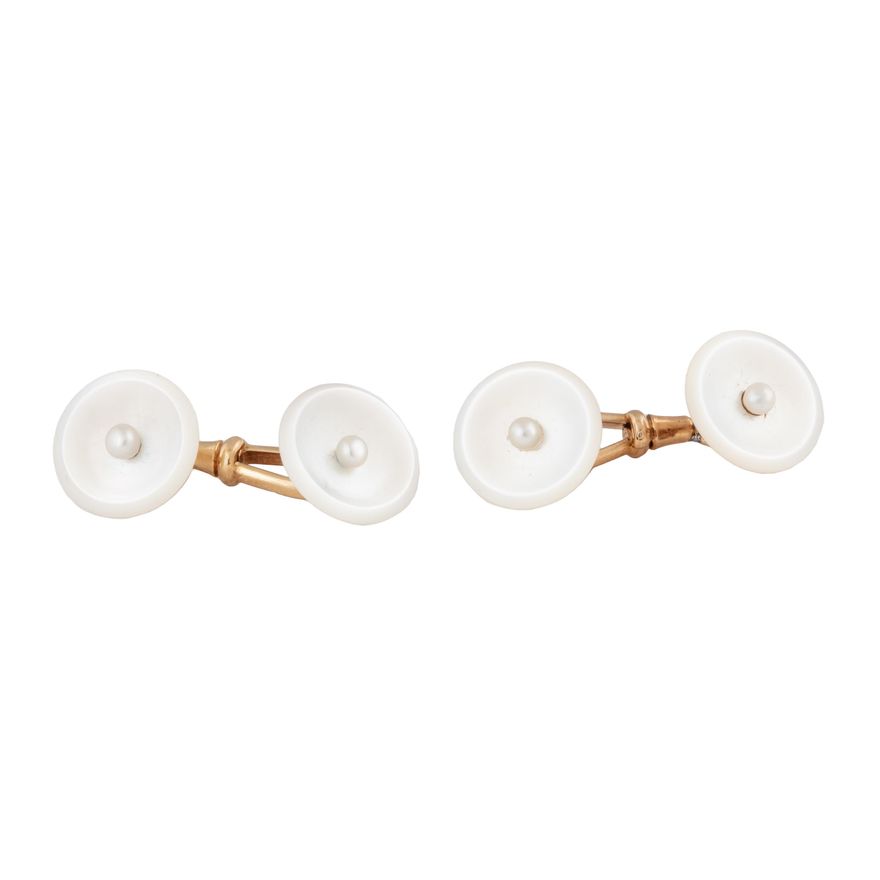 Spinki do mankietów, J. Knewitz Juwelier, Niemcy (Mainz), poł. XX w.