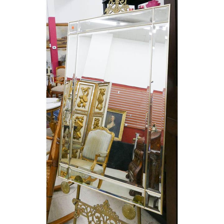 Modern Bevel Panel Wall Mirror- 38x26''
