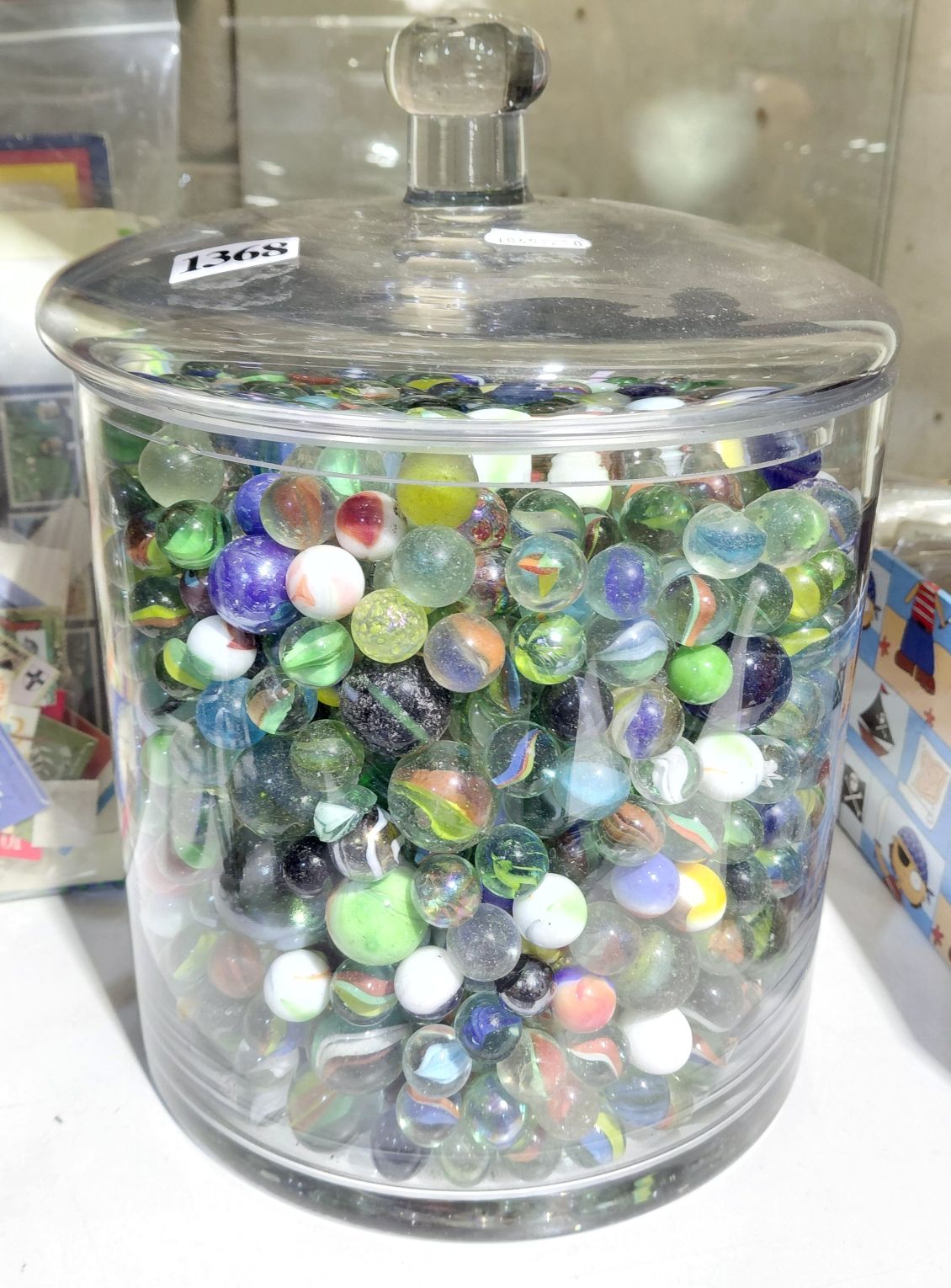 Marble Collection In Jar