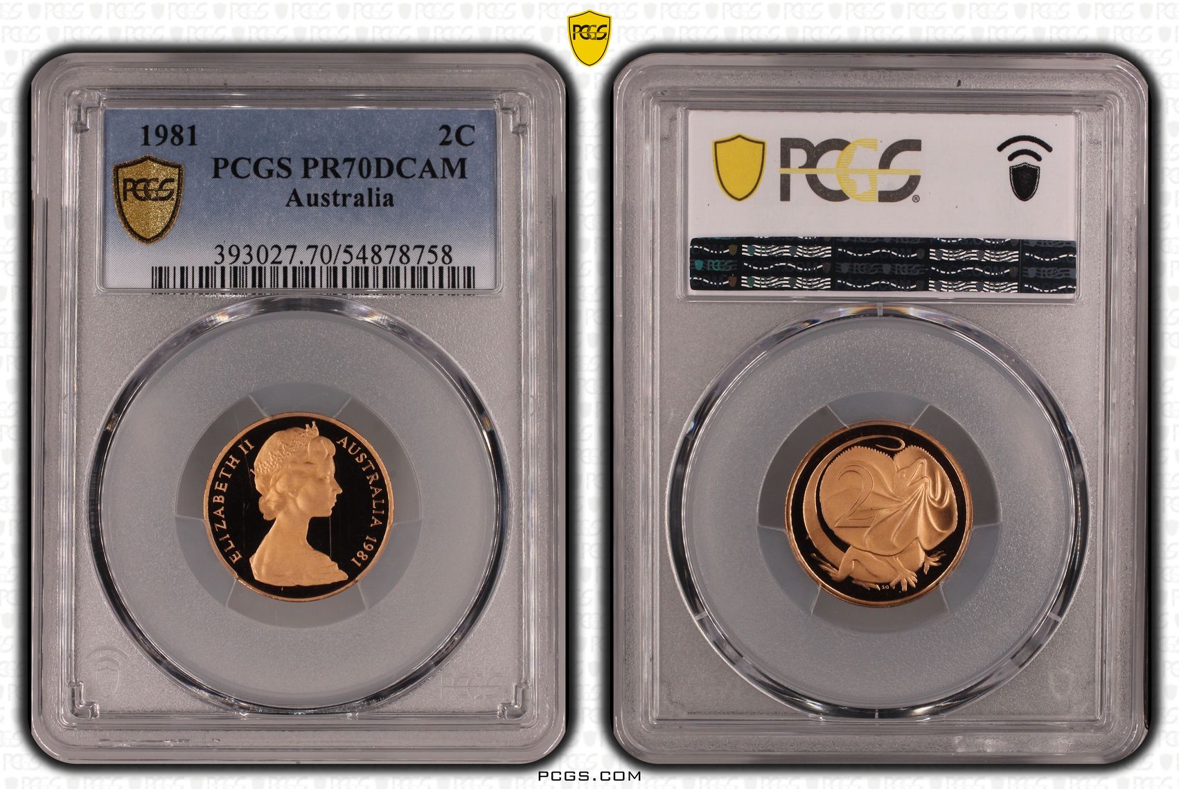 Two Cent, 1981, Pcgs Pr70dcam