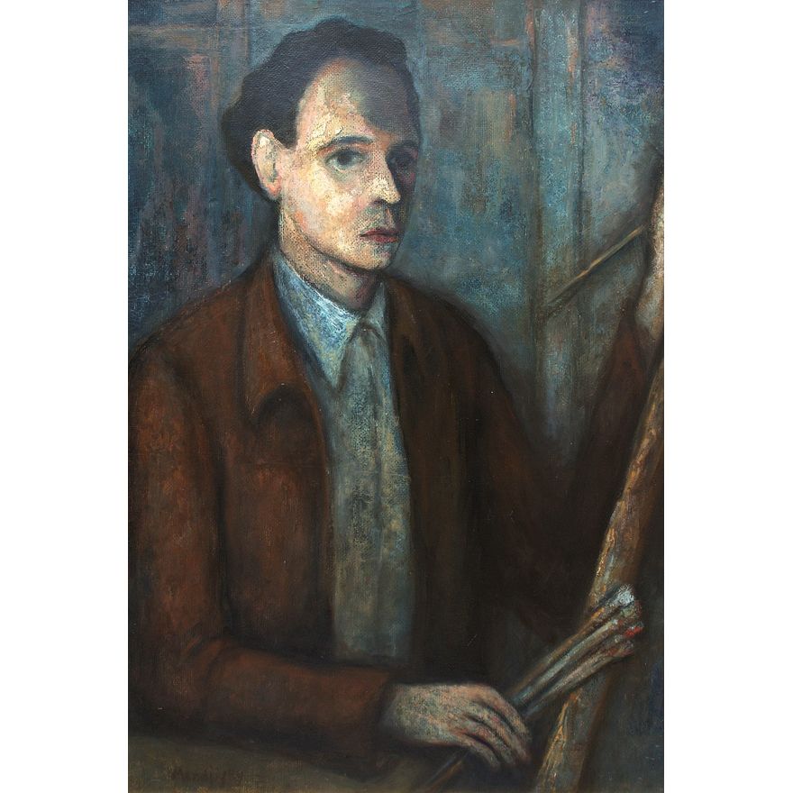 Maurycy Mędrzycki (Mendjizky Maurice) | Autoportret, ok. 1920