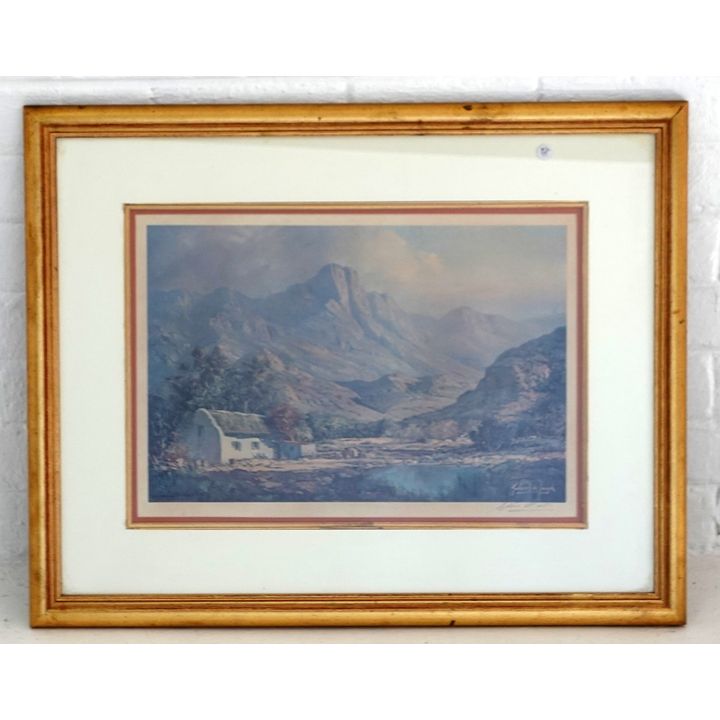 GABRIEL DE JONGH - SIGNED PRINT