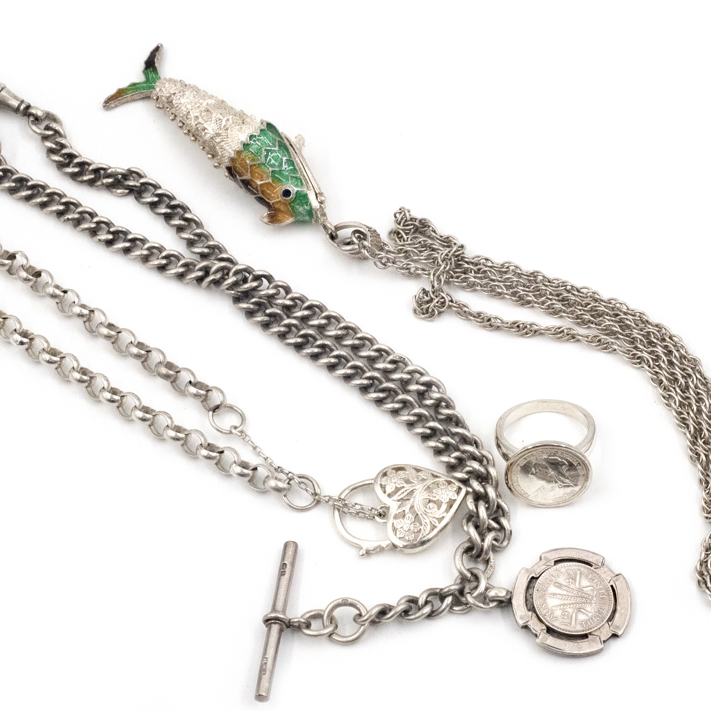 256 · Mix Lot of Silver Jewellery