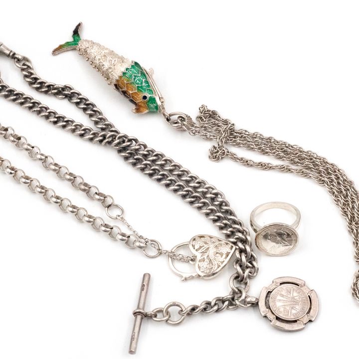 Mix Lot of Silver Jewellery