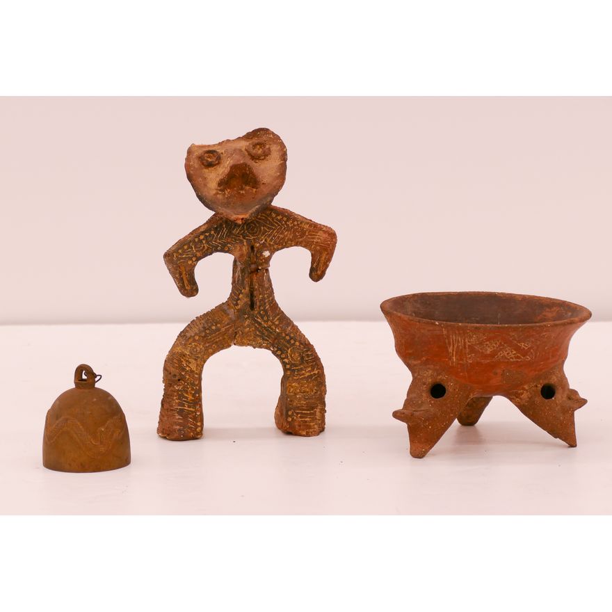 Box Pre-Columbian Pottery Etc