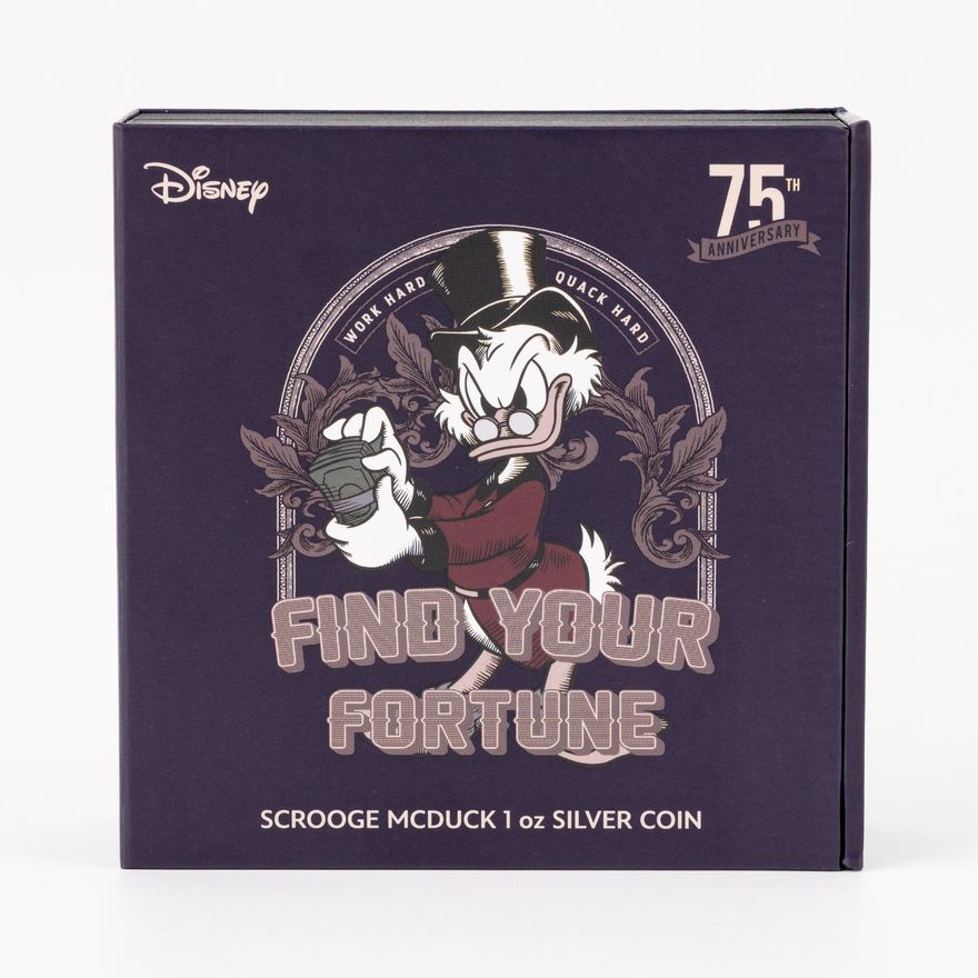 Niue, Elizabeth II, NZ Mint - Find Your Fortune Scrooge McDuck, Two Dollars, 2022,  FDC