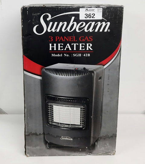 SUNBEAM GAS HEATER BLACK | Aucor