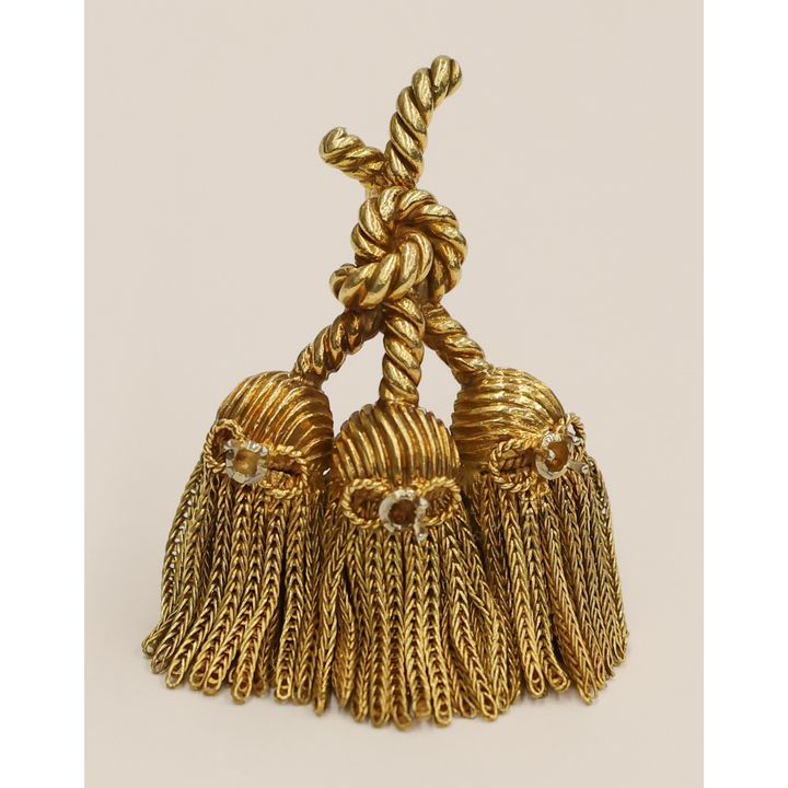 Vintage Tiffany & Co. 18k Tassel Brooch