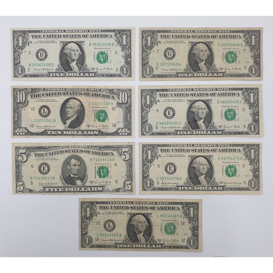 US Notes (x7)