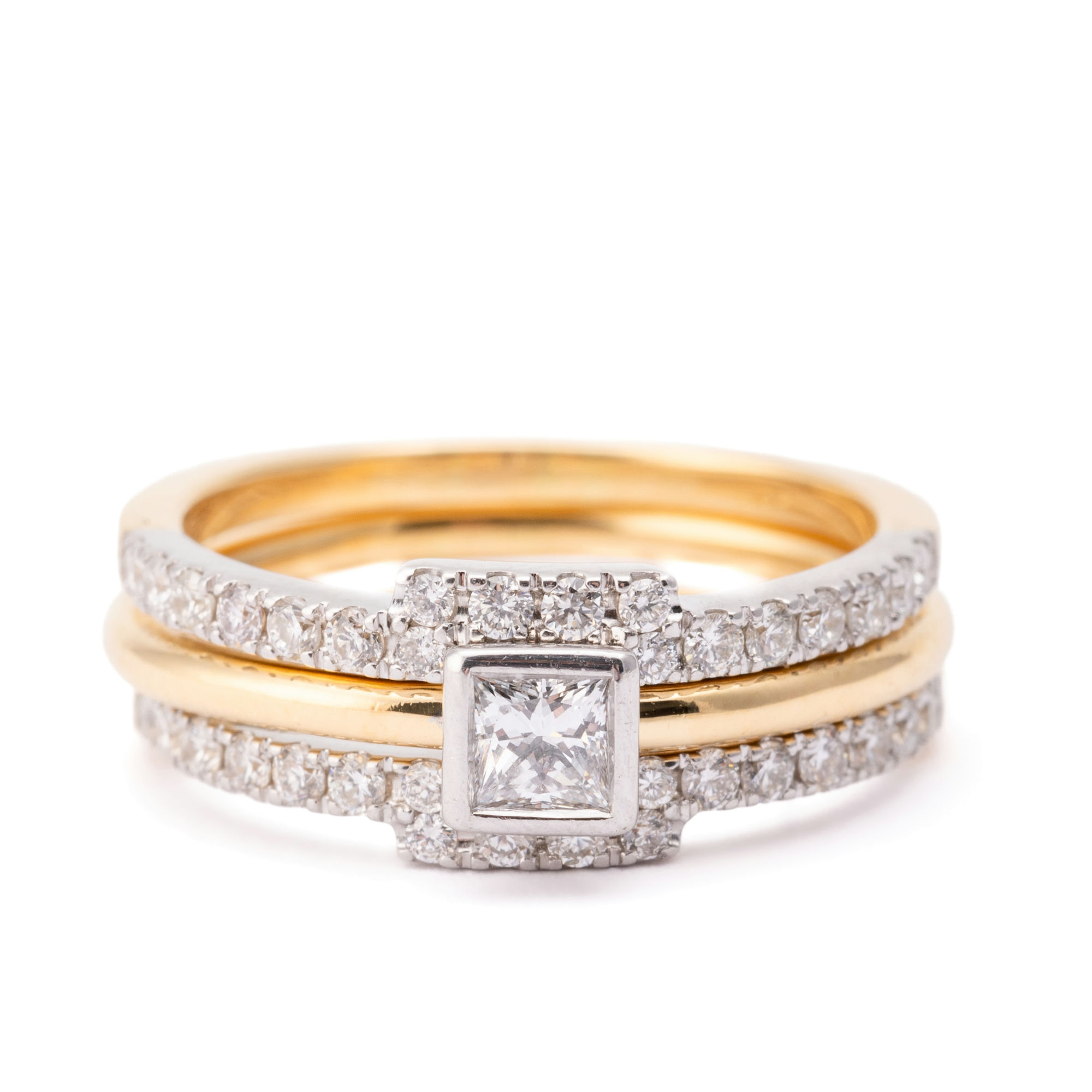 Engagement & Wedder Set 18ct Gold