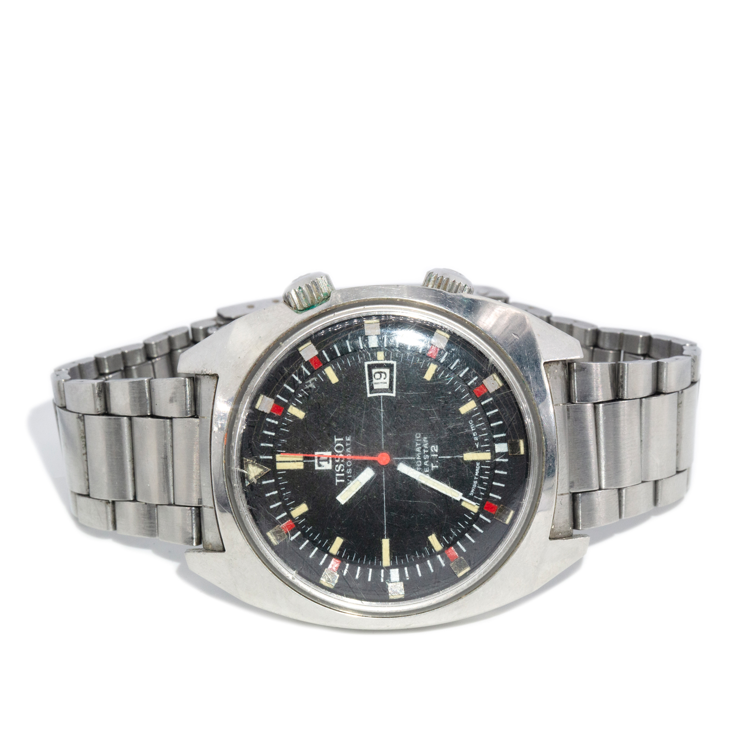 Tissot Visodate Seastar T12 Stainless Steel Automatic Divers Watch 42mm, Circa 1970s