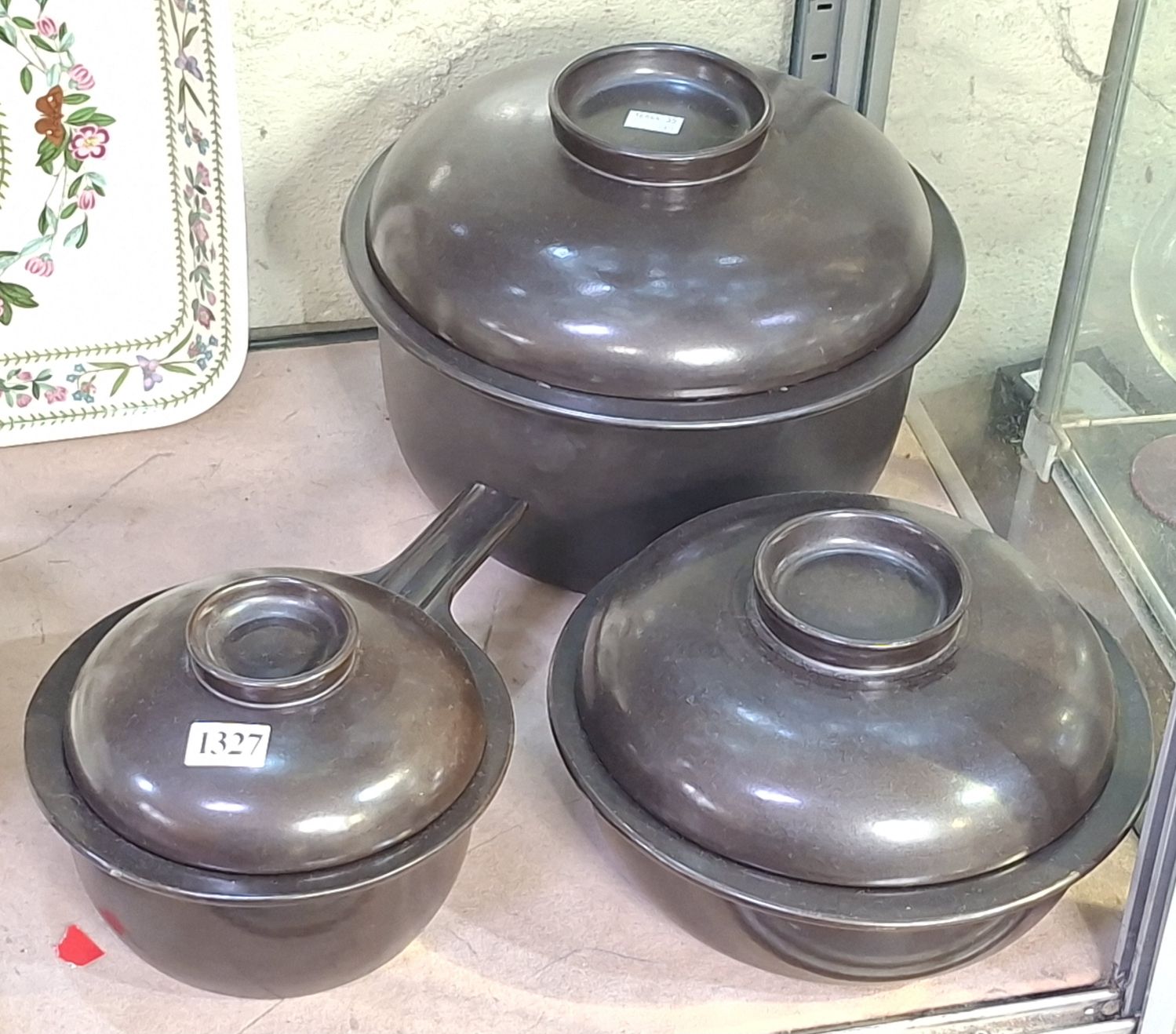 1327 · ARABIA FINLAND CASSEROLE POTS