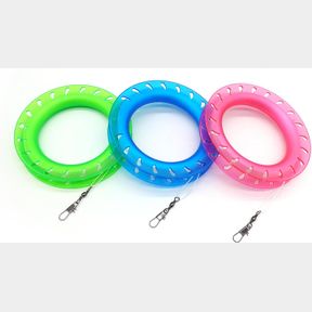 HOOP KITE SET FOR KIDS - SPOOL, HANDLE & 300 FEET LINE FOR EACH KITE REEL WINDER 3 PACK