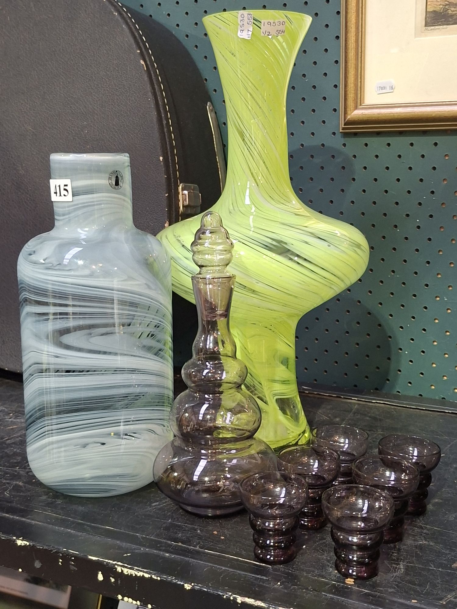 Modern Art Glass Duo