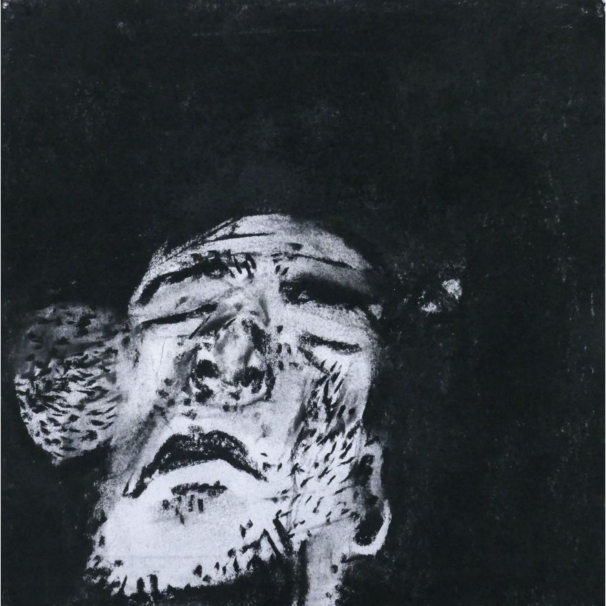 Jonas Wood ''Untitled'' (Self Portrait) 2003 Charcoal