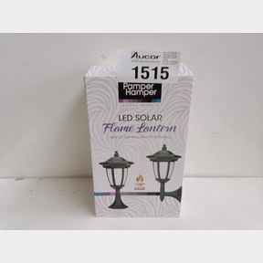 PH GARDEN - LED SOLAR WALL OR STANDING FLAME LANTERN -