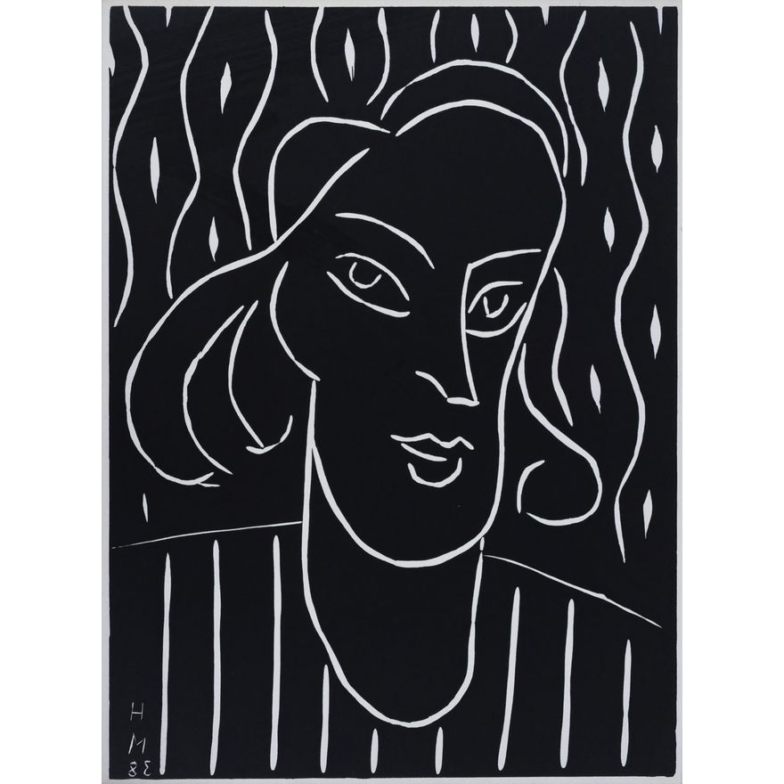 Henri Matisse ''Teeny'' (Portrait) 1938 Linocut
