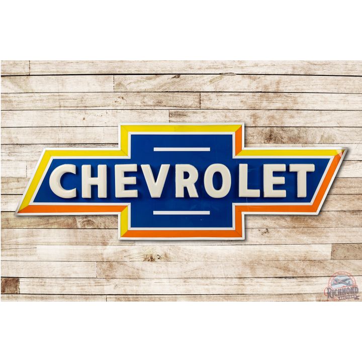 10' Chevrolet Bowtie Die Cut Lighted Dealership Sign