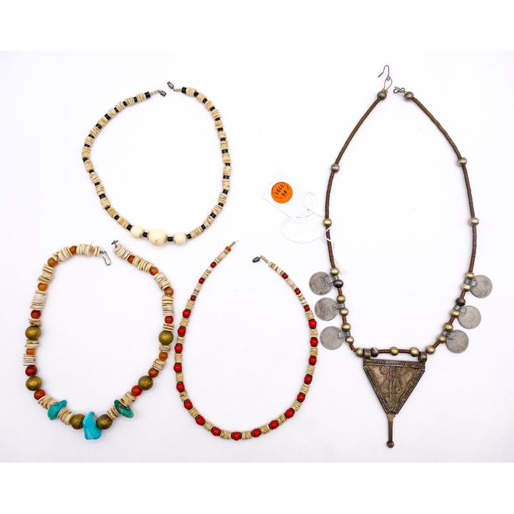 4pc Old Persian Ethnic Necklaces