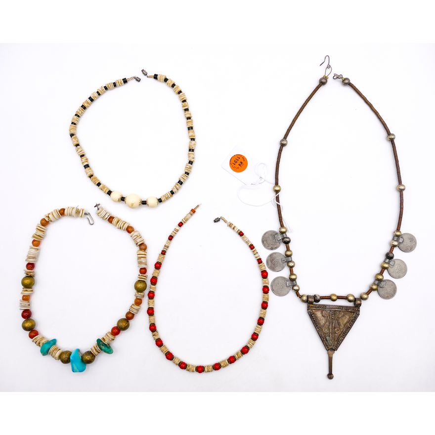 4pc Old Persian Ethnic Necklaces