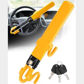 TEVLAPHEE STEERING WHEEL LOCK ANTI-THEFT CAR DEVICE HEAVY DUTY SECURITY CAR LOCK ANTITHEFT LOCKING DEVICES GREAT DETERRENT ADJUSTA