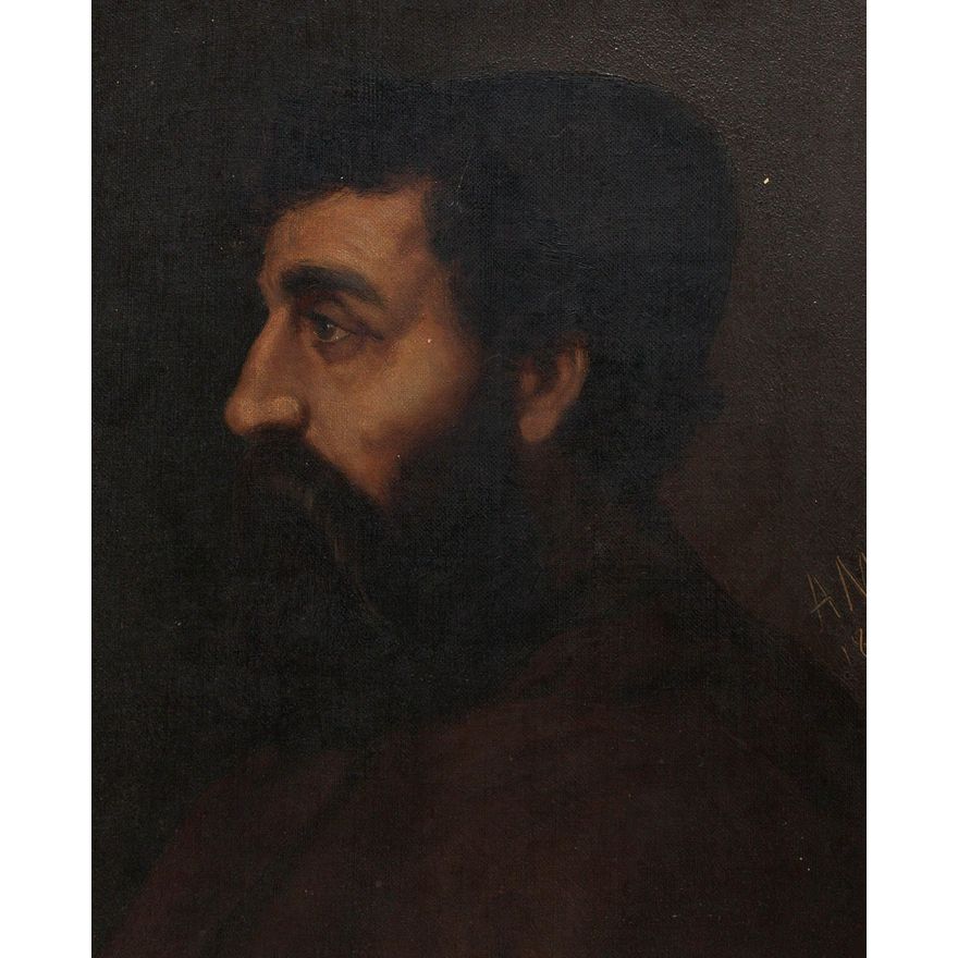 Aleksander Mroczkowski | Portret mnicha, 1873