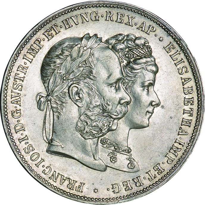 お歳暮 人気 オーストリア帝国（Austrian Empire）/ フランツ・ヨーゼフ1世銀 コレクション