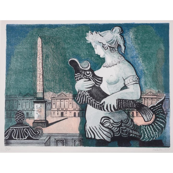 Alicja Halicka | Plac de la Concorde w Paryżu, 1955 r.