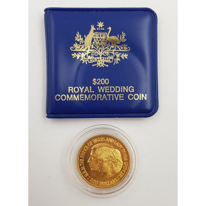 Gold Royal Wedding $200 Coin