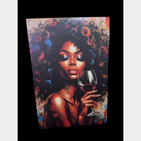 Canvas Wall Art Ethereal Elegance Abstract HC0096 Black A1 594 X 841 mm |