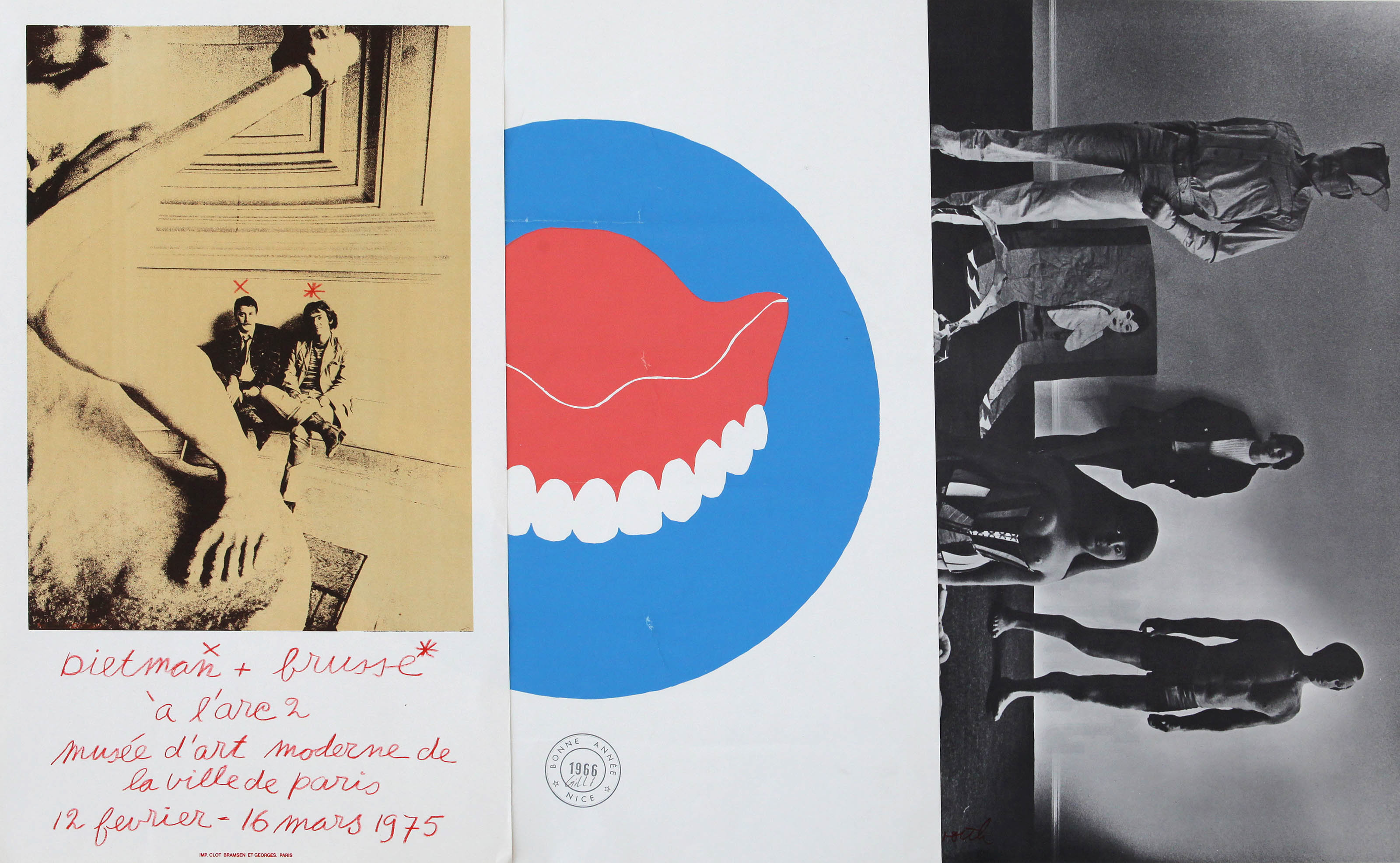 Dietman & Brusse; Nicholas Pope Art & Project 122; Claude Gilli, Bonne Année. Zeefdruk; Jann – kavel bij Bernaerts, Antwerp