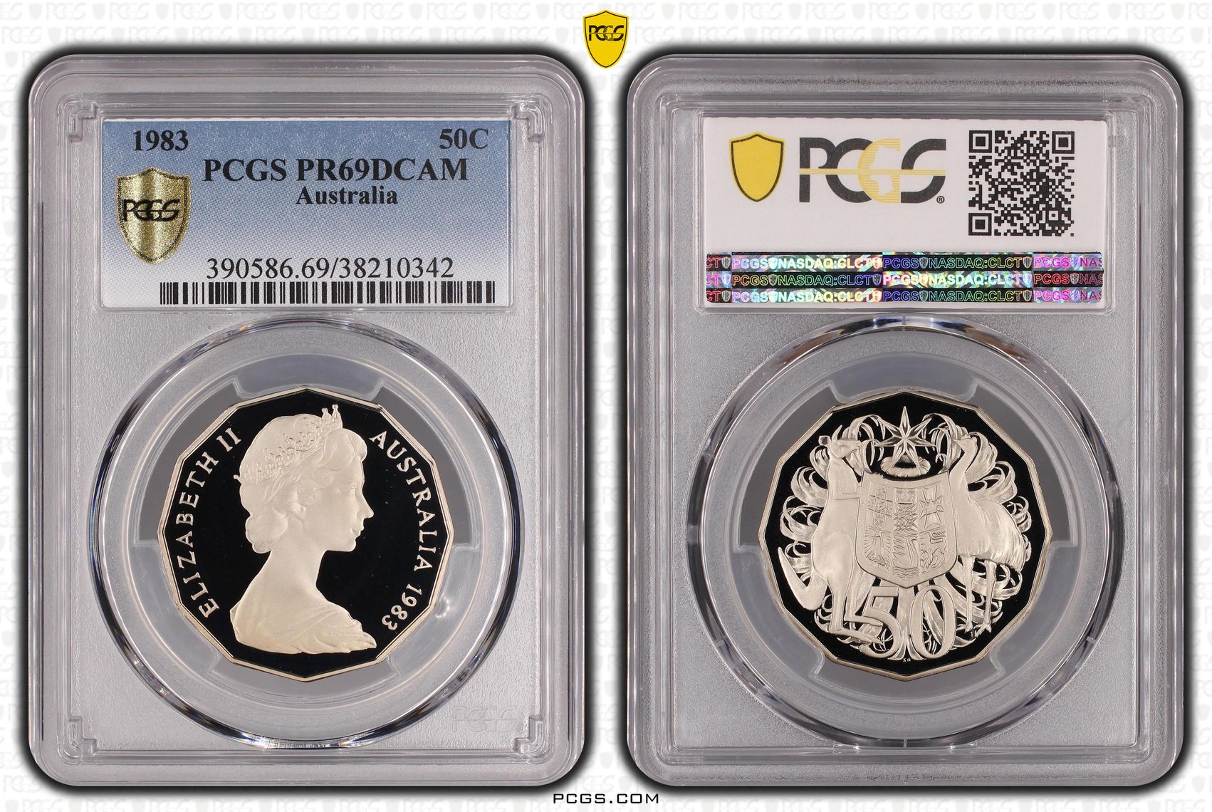 , Fifty Cent, 1983, PCGS PR69DCAM