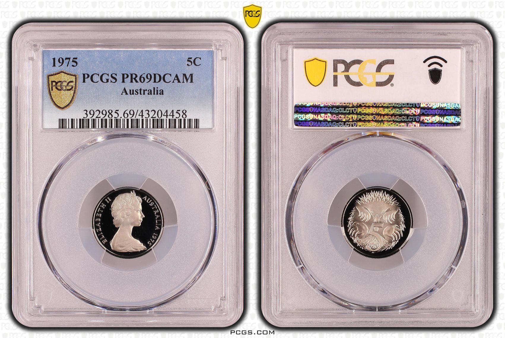 Five Cent, 1975, PCGS PR69DCAM