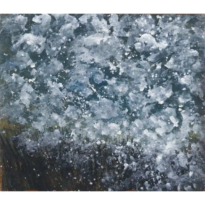 Neil Meitzler ''Mystic Grasses'' 1959 Casein on Paper