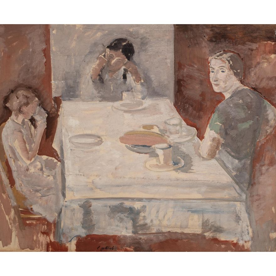 Leopold Gottlieb | Kobiety przy stole