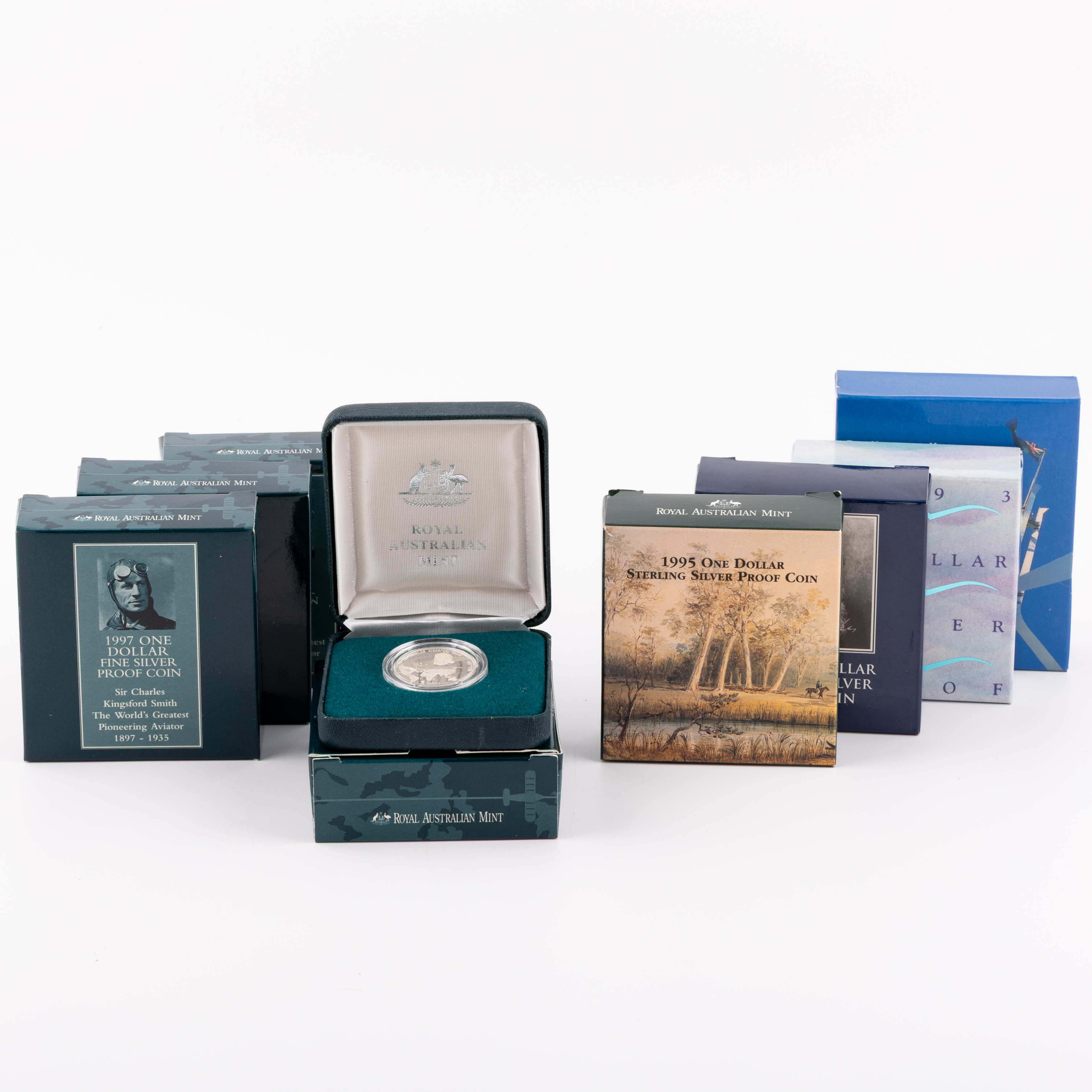 Elizabeth II, Various Commemorative, One Dollar, 1993 - 1998, FDC