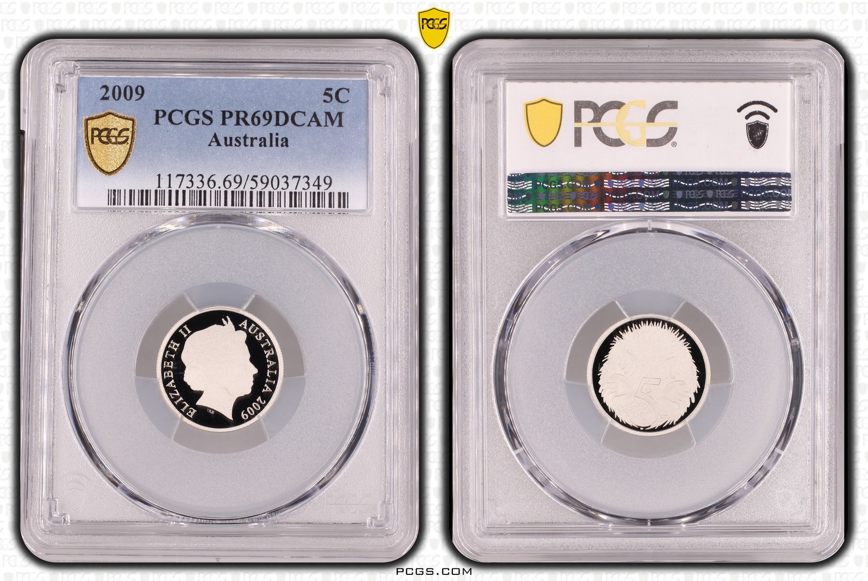 Five Cent, 2009, PCGS PR69DCAM