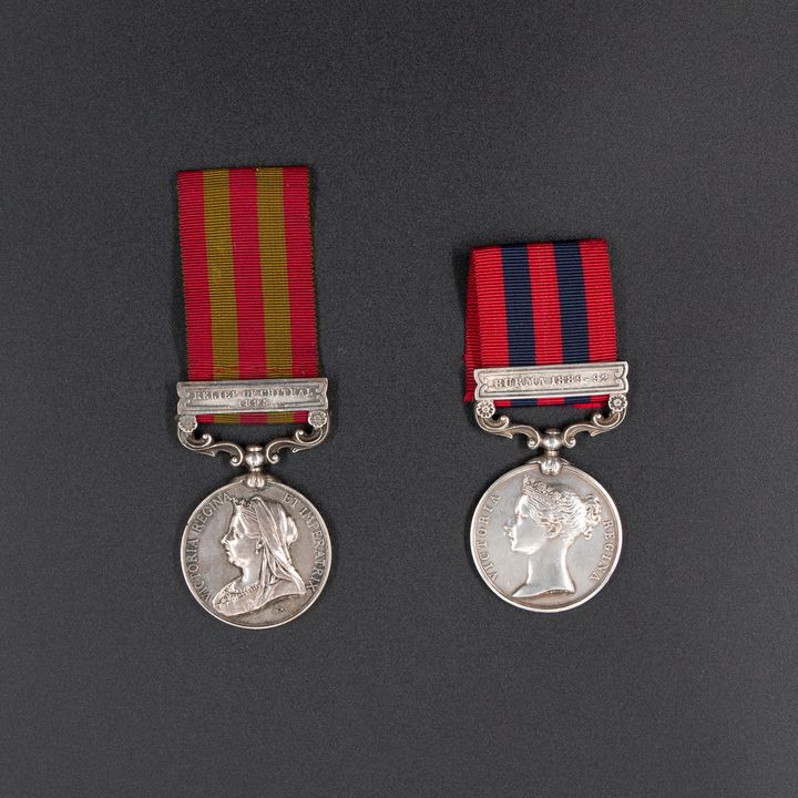 GROUP OF 2 INDIA SERVICE MEDALS