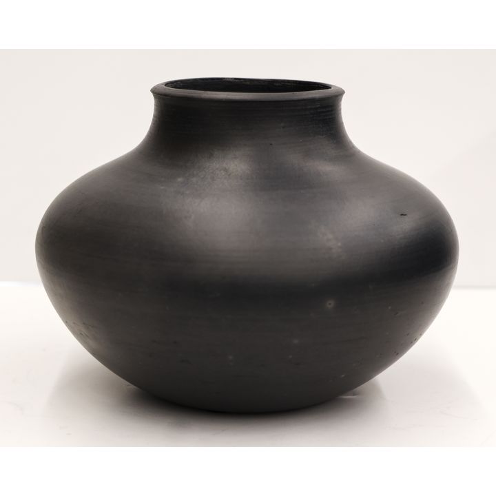 Clayton James Blackware Vessel 1985 Ceramic