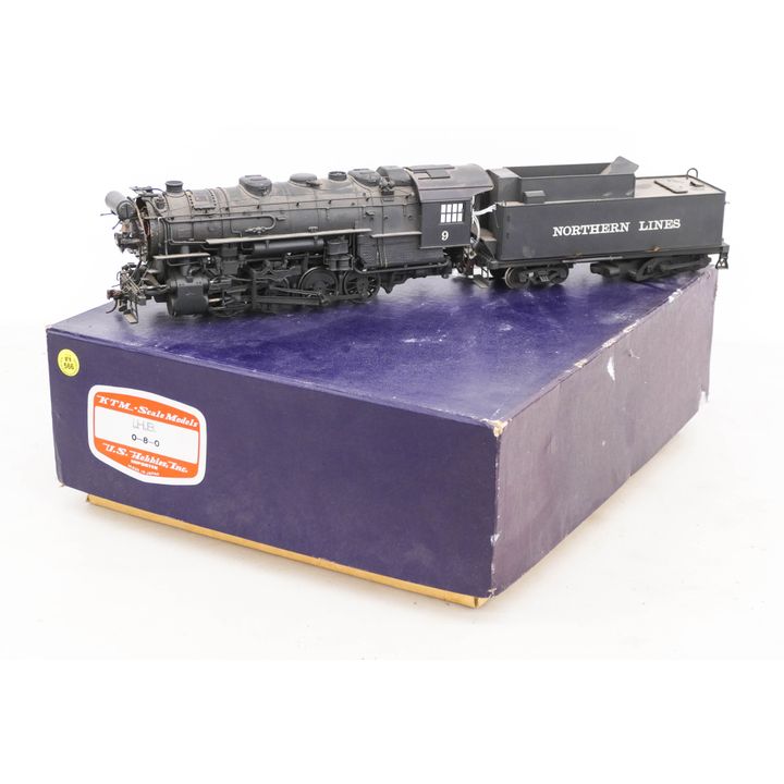 KTM IHB 0-8-0 Engine and Tender O Gauge Scale Model Train with Box- painted and used