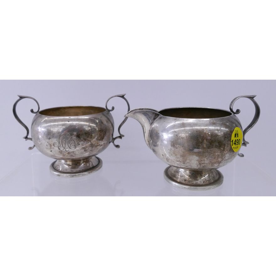 Sterling Sugar & Creamer- 229g