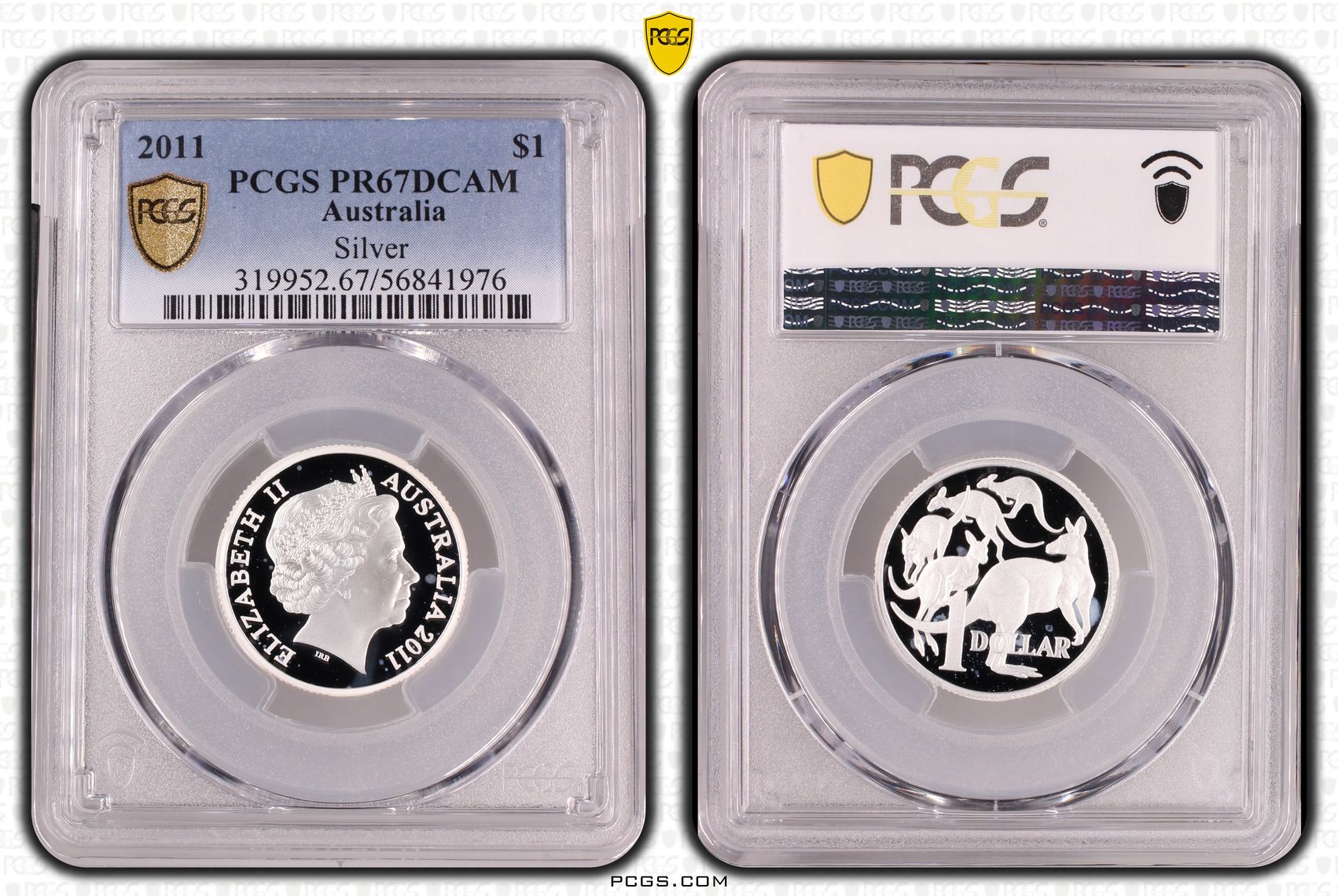 Silver, One Dollar, 2011, PR67DCAM